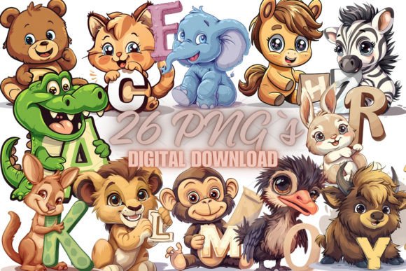 Animal Alphabet Clipart: A Modern Asset for Brand Storytelling