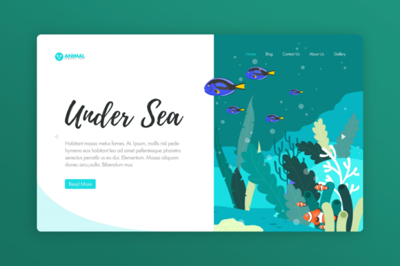 Deep Dive: Using the Under-Sea Animal Illustration Pack