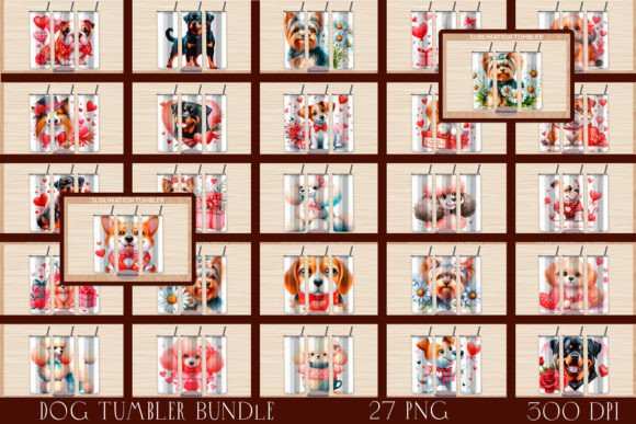 Dog Tumbler Bundle: Creative Design for Pet Lovers