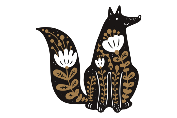 Nordic Fox: Scandinavian Folklore Animal in Modern Design