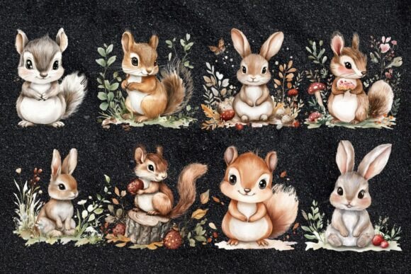 Woodland Walk Nursery Animal Clipart: A Designer's Guide